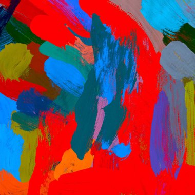 El yapımı tuvale yağlı boya. Soyut sanat dokusu. Renkli doku. Modern sanat eserleri. Yağlı boya darbeleri. Fırça darbeleri. Modern sanat. Çağdaş sanat. Sanatsal tuval.