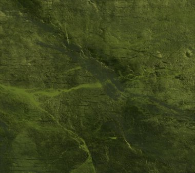 Grunge arka planı yeşil yaprakları ile