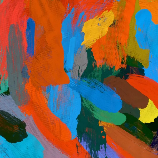 El yapımı tuvale yağlı boya. Soyut sanat dokusu. Renkli doku. Modern sanat eserleri. Yağlı boya darbeleri. Fırça darbeleri. Modern sanat. Çağdaş sanat. Sanatsal tuval.