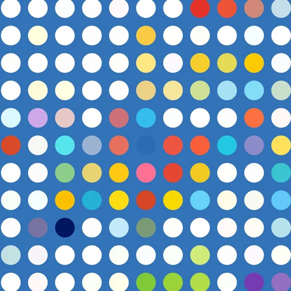 Çok renkli dairelerin geometrik desenli kusursuz soyut deseni. 