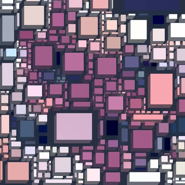 Soyut sanat dokusu. Kareler ile renkli doku. Modern sanat eserleri. Renkli görüntü