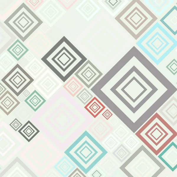 Kleurrijke Abstracte Achtergrond Met Vierkanten — Stockfoto