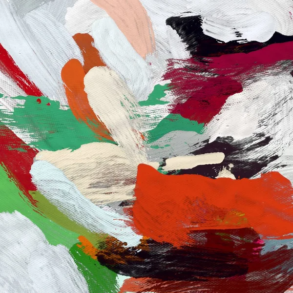 Tuval el yapımı yağlıboya. Renkli doku. Fırça darbeleri. Renkli görüntü. Modern sanat. Çağdaş sanat.