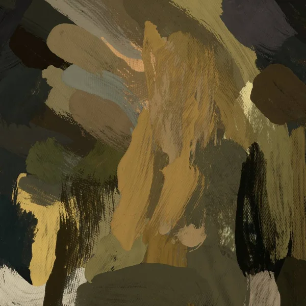 Tuval el yapımı yağlıboya. Renkli doku. Fırça darbeleri.