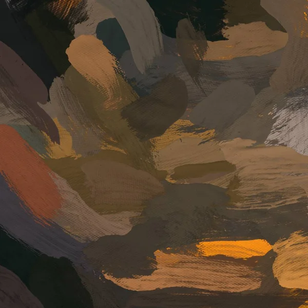 Tuval el yapımı yağlıboya. Renkli doku. Fırça darbeleri. Renkli görüntü. Modern sanat. Çağdaş sanat.