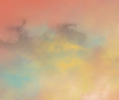 soyut grunge bulutlar, kopya alanı ile renkli arka plan