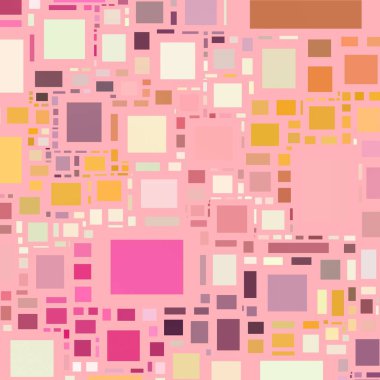 Soyut sanat dokusu. Kareler ile renkli doku. Modern sanat eserleri. Renkli görüntü