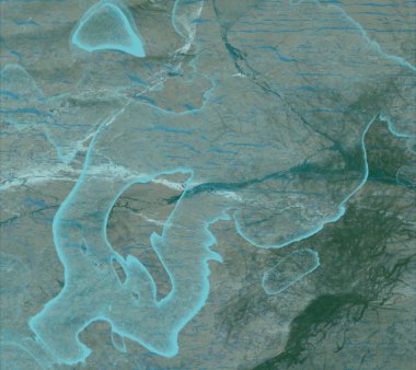 boşluk ile soyut mavi arka plan