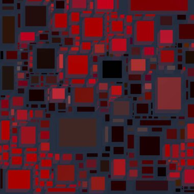 Soyut sanat dokusu. Kareler ile renkli doku. Modern sanat eserleri. Renkli görüntü