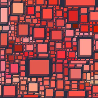 Soyut sanat dokusu. Kareler ile renkli doku. Modern sanat eserleri. Renkli görüntü