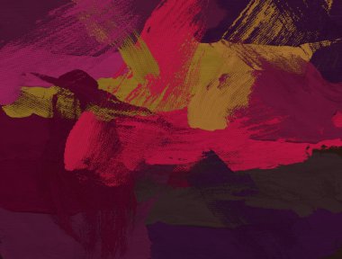 El yapımı tuvale yağlı boya. Soyut sanat dokusu. Renkli doku. Modern sanat eserleri. Yağlı boya darbeleri. Fırça darbeleri. Modern sanat. Çağdaş sanat. Sanatsal tuval.  