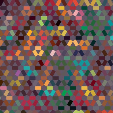 Renk fraktal geometrik soyut desen