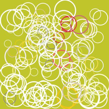 Dairelerle soyut sorunsuz desen. Kart, web sayfası arka plan, duvar kağıdı ve tekstil oluşturmak için renkli arka plan.