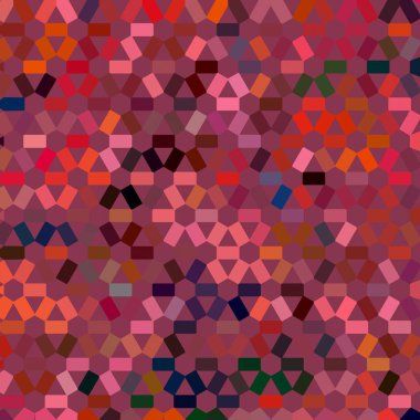 Renk fraktal geometrik soyut desen