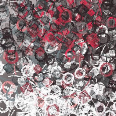 kırmızı ve beyazın kusursuz illüstrasyonu