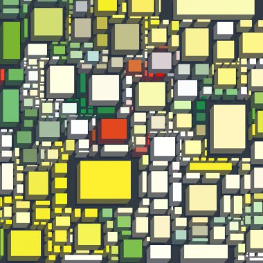 Soyut sanat dokusu. Kareler ile renkli doku. Modern sanat eserleri. Renkli görüntü