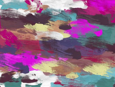 El yapımı tuvale yağlı boya. Soyut sanat dokusu. Renkli doku. Modern sanat eserleri. Yağlı boya darbeleri. Fırça darbeleri. Modern sanat. Çağdaş sanat. Sanatsal tuval.  