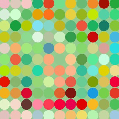 Dairelerle soyut sorunsuz desen. Kumaş için desen. Polka nokta arka plan. Stok vektörü.