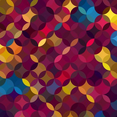 Renk fraktal geometrik soyut desen