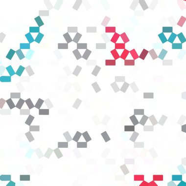 Renk fraktal geometrik soyut desen