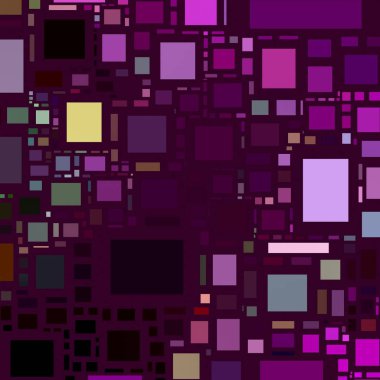 Soyut sanat dokusu. Kareler ile renkli doku. Modern sanat eserleri. Renkli görüntü