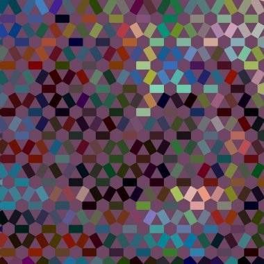 Renk fraktal geometrik soyut desen