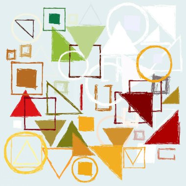 Geometrik desenli soyut doku