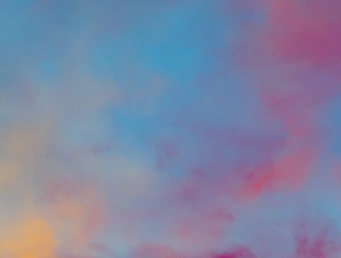 Vintage kart için güzel fantezi ışık mavi, mor ve pembe tonları suluboya arka plan, retro şablonlar. Tasarım için Kova kağıt dokulu mürekkep etkisi grungy ıslak pastel illüstrasyon