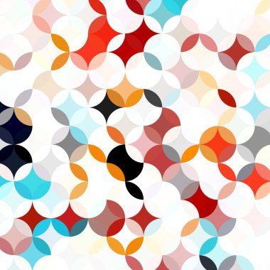 Renk fraktal geometrik soyut desen