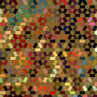 Renk fraktal geometrik soyut desen