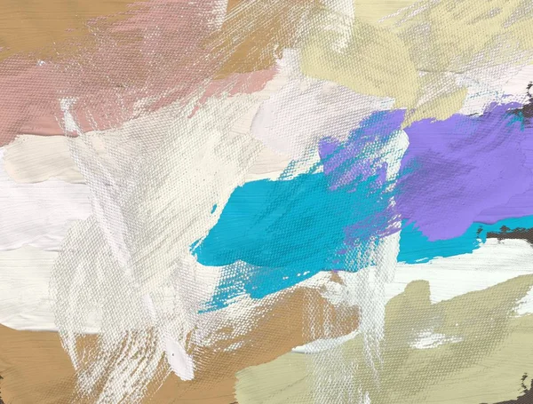 El yapımı tuvale yağlı boya. Soyut sanat dokusu. Renkli doku. Modern sanat eserleri. Yağlı boya darbeleri. Fırça darbeleri. Modern sanat. Çağdaş sanat. Sanatsal tuval.  