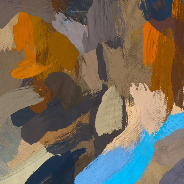 Tuval el yapımı yağlıboya. Renkli doku. Fırça darbeleri. Renkli görüntü. Modern sanat. Çağdaş sanat.