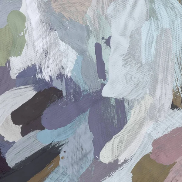 Tuval el yapımı yağlıboya. Renkli doku. Fırça darbeleri.