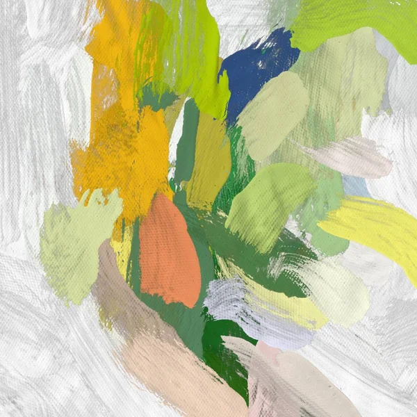 Tuval el yapımı yağlıboya. Renkli doku. Fırça darbeleri. Renkli görüntü. Modern sanat. Çağdaş sanat.