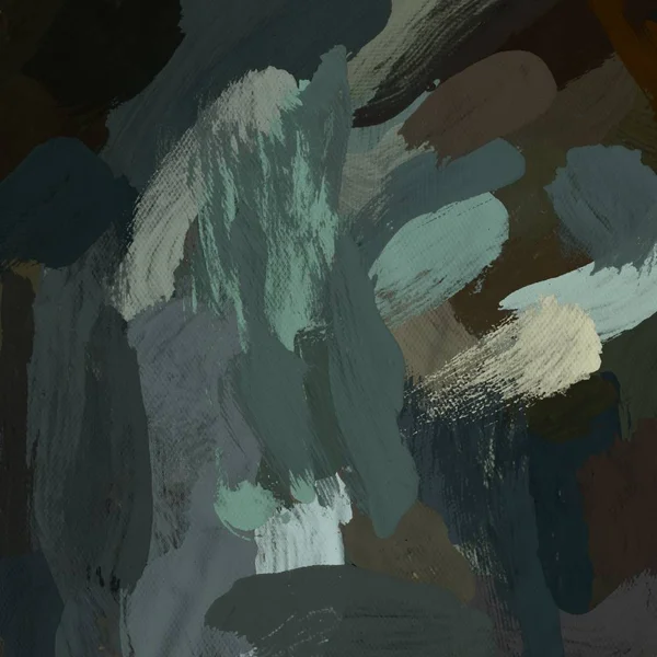 Tuval el yapımı yağlıboya. Renkli doku. Fırça darbeleri.