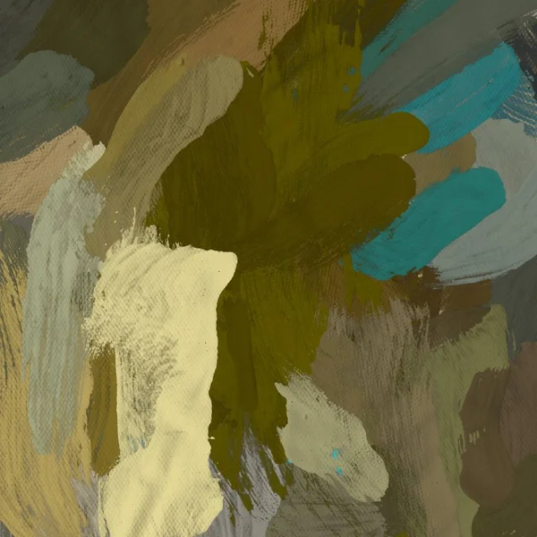 Tuval el yapımı yağlıboya. Renkli doku. Fırça darbeleri. Renkli görüntü. Modern sanat. Çağdaş sanat.