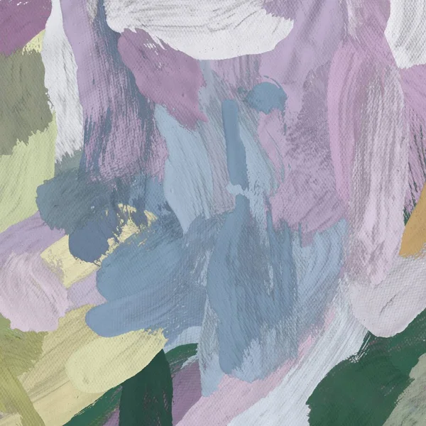 Tuval el yapımı yağlıboya. Renkli doku. Fırça darbeleri.