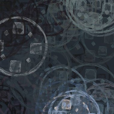 Bir cam ile soyut fraktal arkaplan