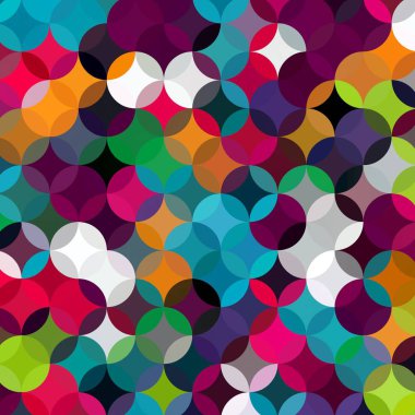 Geometrik desenlerle soyut sanat dokusu