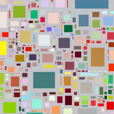 Soyut sanat dokusu. Kareler ile renkli doku. Modern sanat eserleri. Renkli görüntü