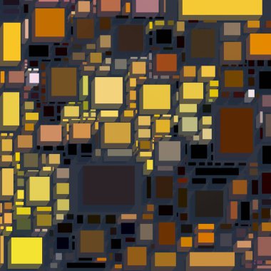 Soyut sanat dokusu. Kareler ile renkli doku. Modern sanat eserleri. Renkli görüntü