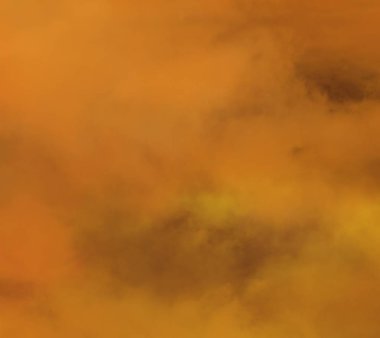 Turuncu sis ve siyah sahne stüdyosu vitrin oda arka plan üzerinde sis etkisi.