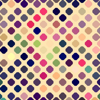 daireler ile seamless modeli tasarlamak vektör