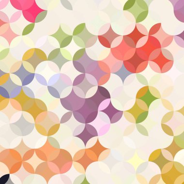 Renk fraktal geometrik soyut desen