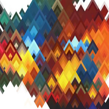 Geometrik desenlerle soyut sanat dokusu