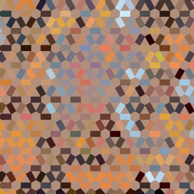 Renk fraktal geometrik soyut desen