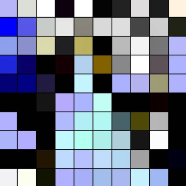 Geometrik desenlerle soyut sanat dokusu