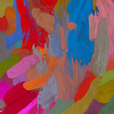 El yapımı tuvale yağlı boya. Soyut sanat dokusu. Renkli doku. Modern sanat eserleri. Yağlı boya darbeleri. Fırça darbeleri. Modern sanat. Çağdaş sanat. Sanatsal tuval.