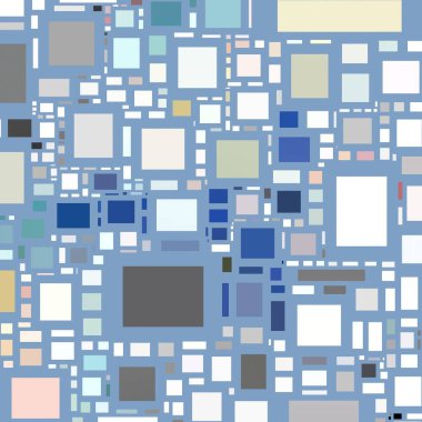 Soyut sanat dokusu. Kareler ile renkli doku. Modern sanat eserleri. Renkli görüntü