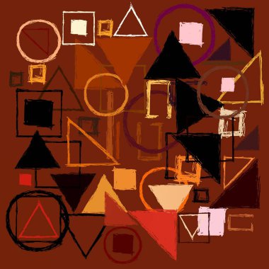 Geometrik desenli soyut doku